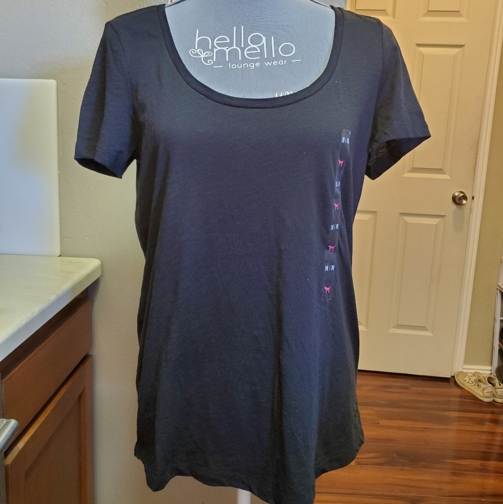 Victoria Secret Pink Scoop Neck Tee Medium